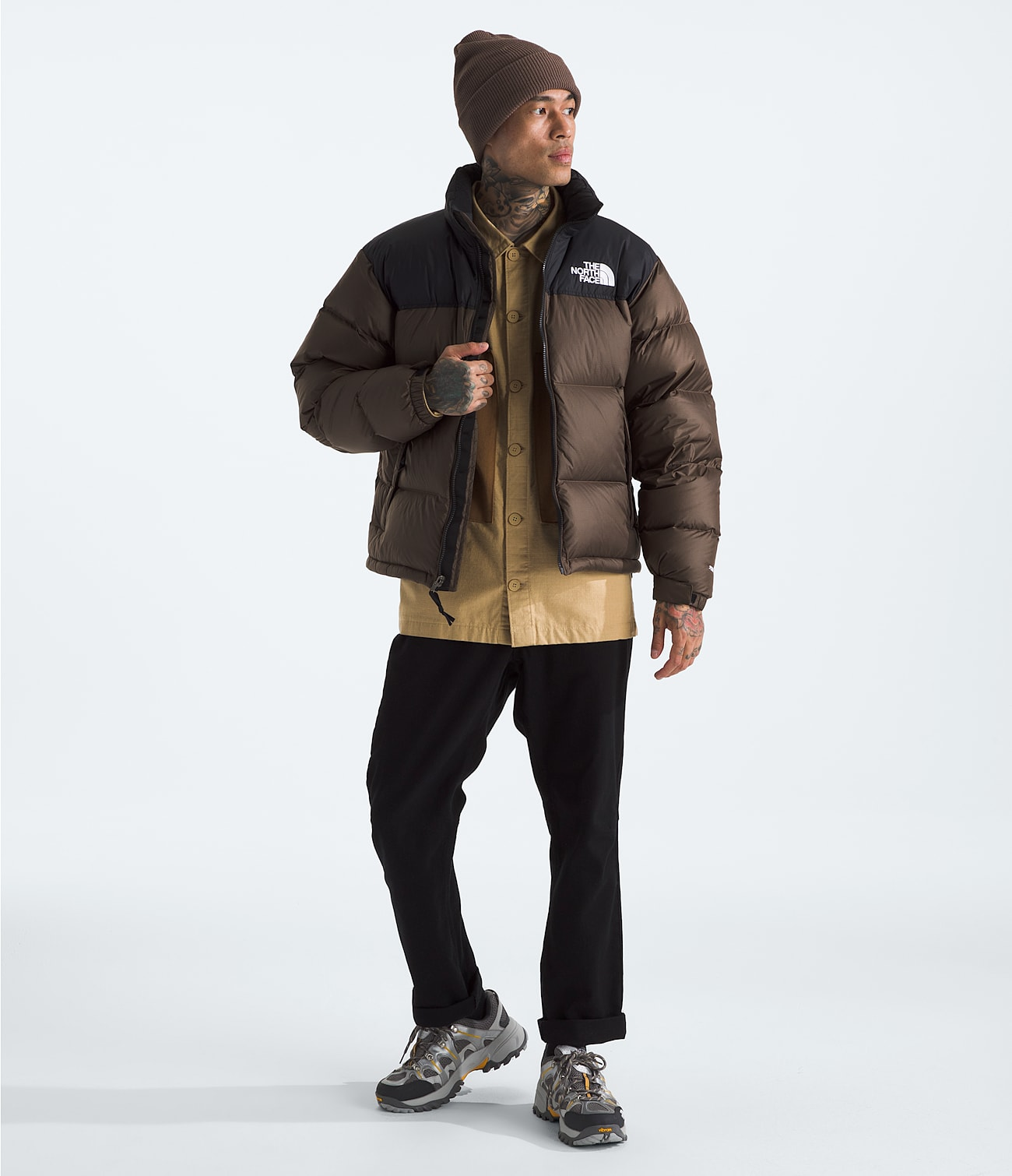 Brown Unisex 1996 Retro Nuptse Jacket