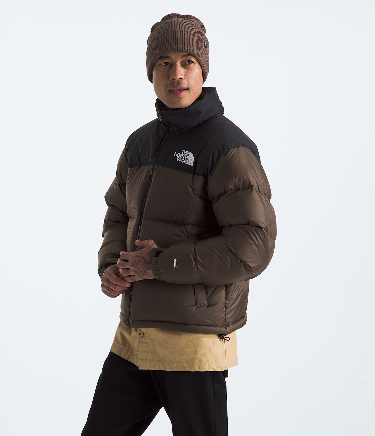 Brown Unisex 1996 Retro Nuptse Jacket